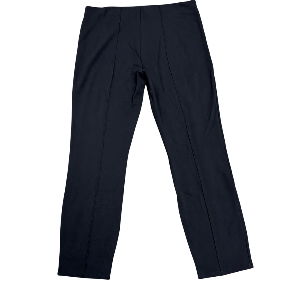 The Row Womens Black Slim Pull On Trousers M Seam Detail AA304 Made USA - Picture 15 of 16